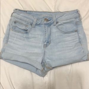 american eagle high rise short